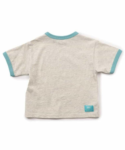 大學標誌拼接T恤