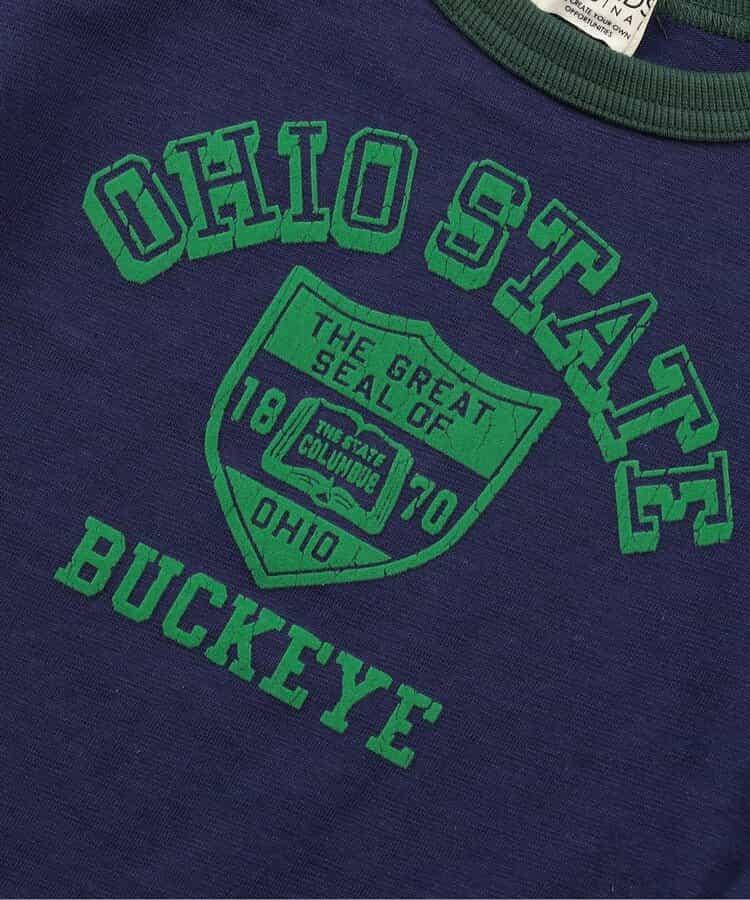 大學標誌拼接T恤