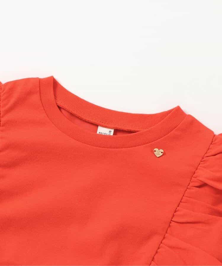 荷葉邊拼接上衣