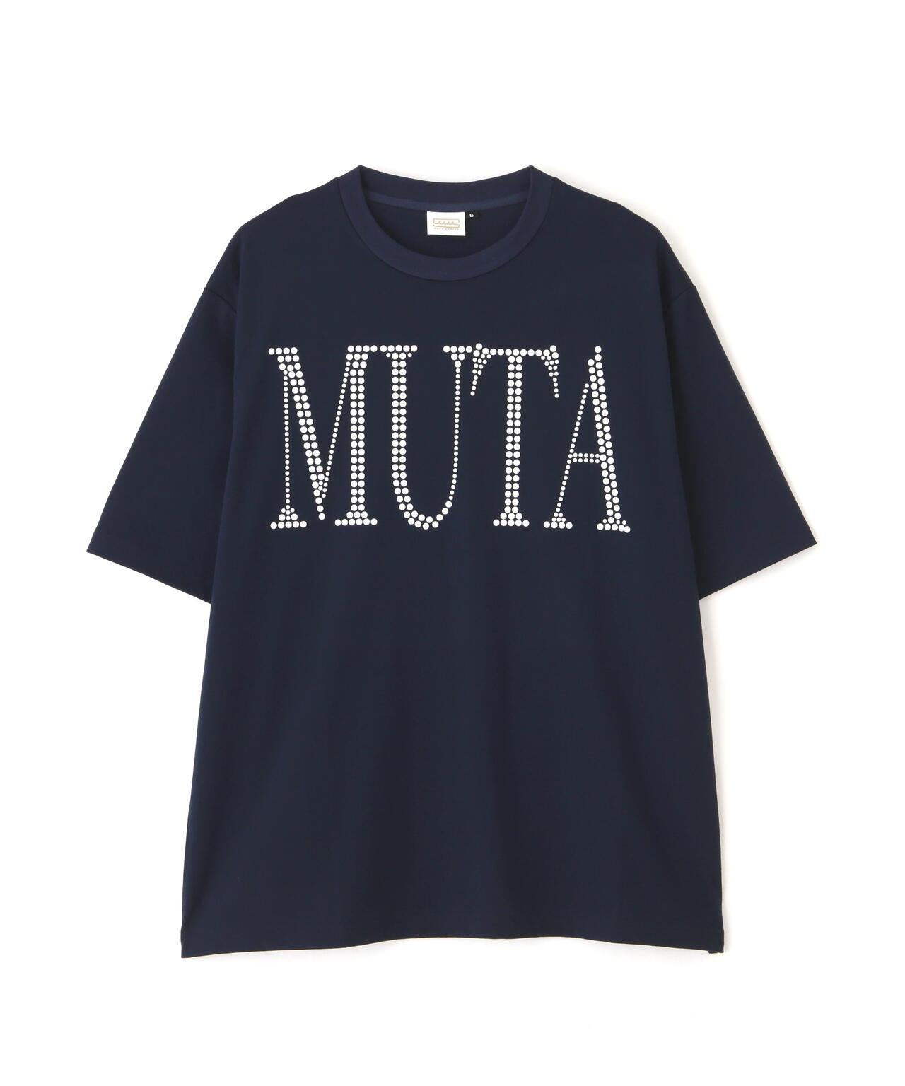 muta MARINE/穆塔 海軍/聯名金屬標誌 平滑T恤