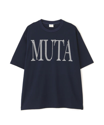 muta MARINE/穆塔 海軍/聯名金屬標誌 平滑T恤