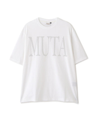 muta MARINE/穆塔 海軍/聯名金屬標誌 平滑T恤
