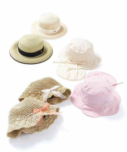蝴蝶結草帽_UV防曬