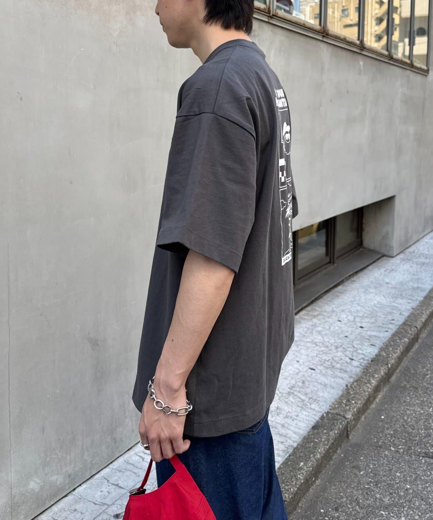 【中年男士】中性款一點刺繡短袖T恤