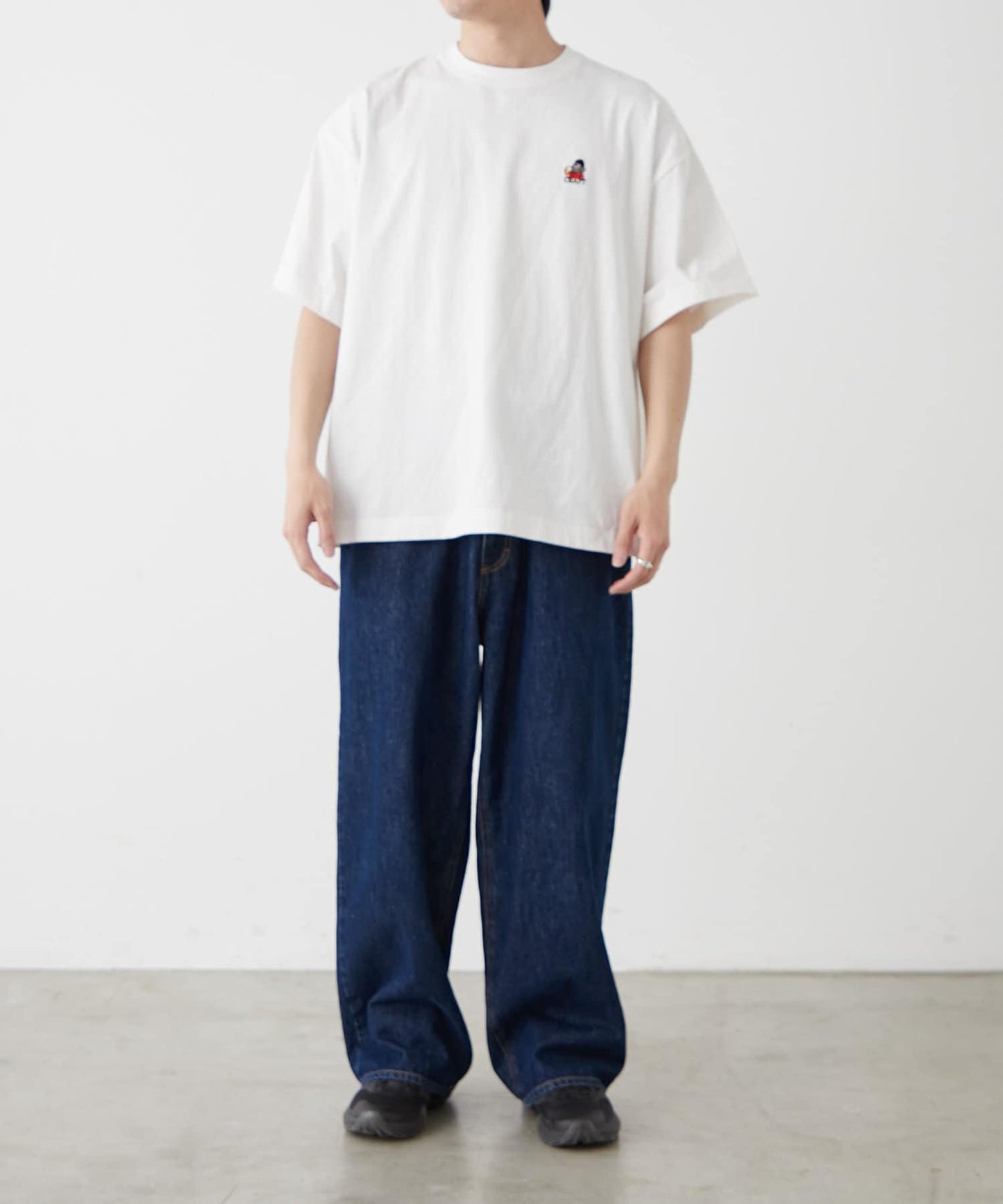 【中年男士】中性款一點刺繡短袖T恤