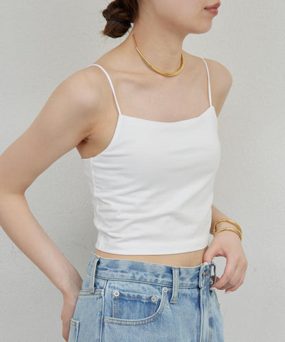 【La nature linge】短款熊圖案吊帶背心