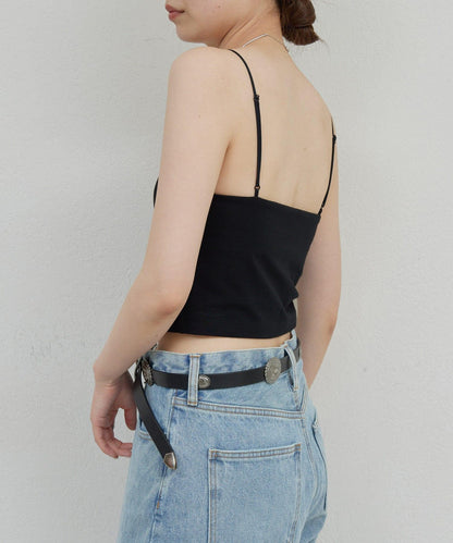 【La nature linge】短款熊圖案吊帶背心