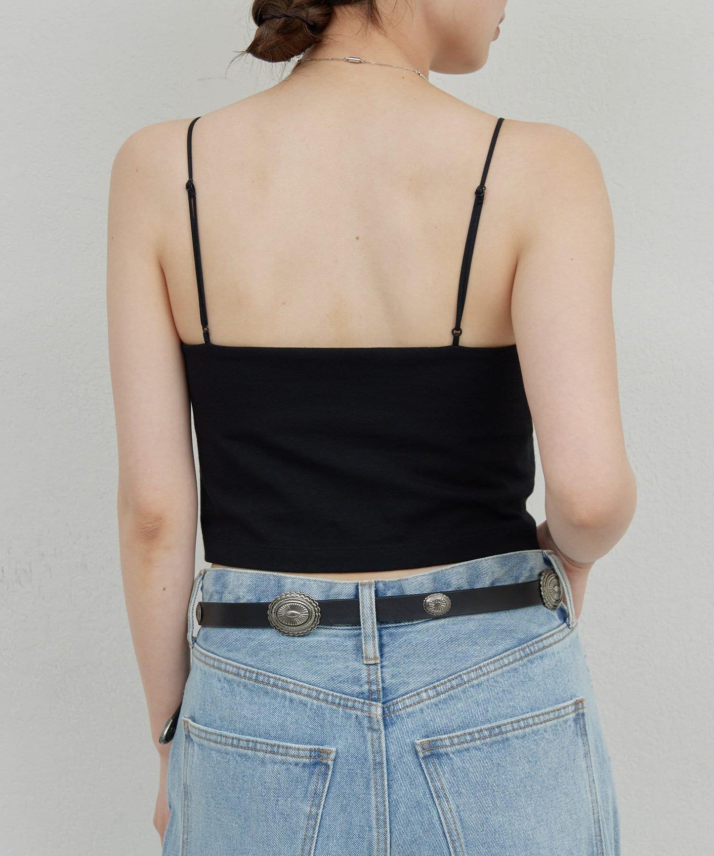 【La nature linge】短款熊圖案吊帶背心