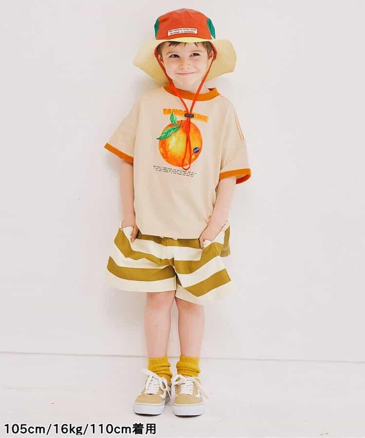 水果愛好者圖案圓領T恤