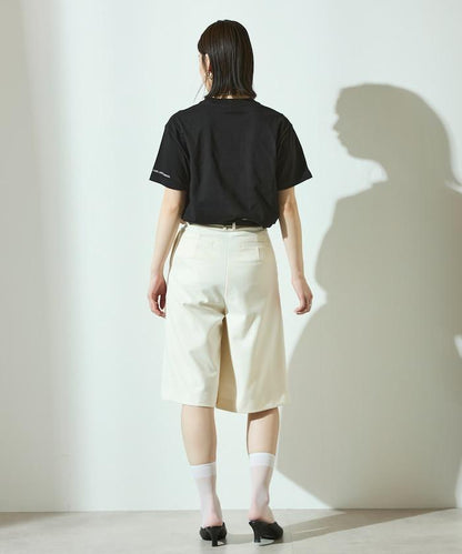 有機棉 心形 標誌刺繡T恤 / 圓領 單點標誌 刺繡短袖T恤