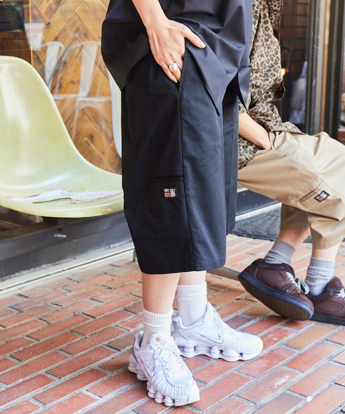 SHE WOLF DINER×FREAK'S STORE/海狼餐廳 寬鬆款 多口袋 寬鬆短褲