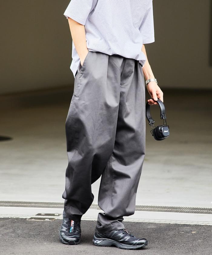 寬鬆版型錐形休閒褲