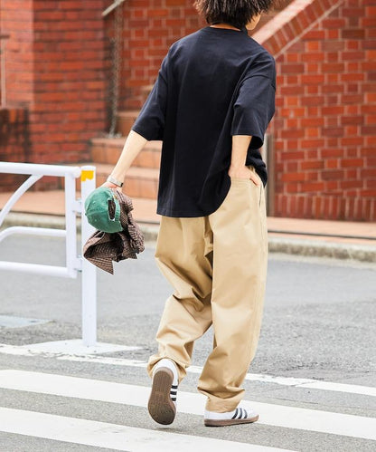 寬鬆版型錐形休閒褲