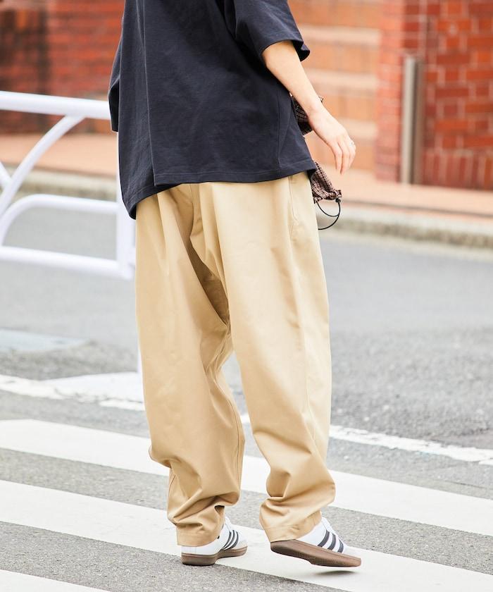 寬鬆版型錐形休閒褲