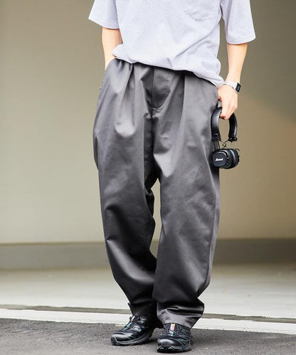 寬鬆版型錐形休閒褲