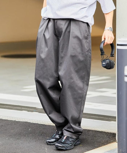 寬鬆版型錐形休閒褲