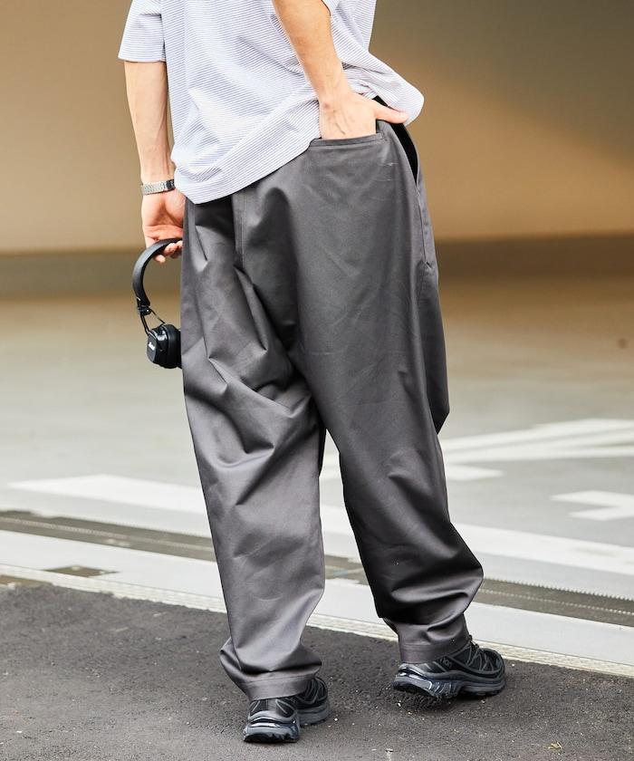 寬鬆版型錐形休閒褲