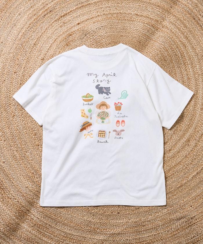 Mojopin 背面印花T恤