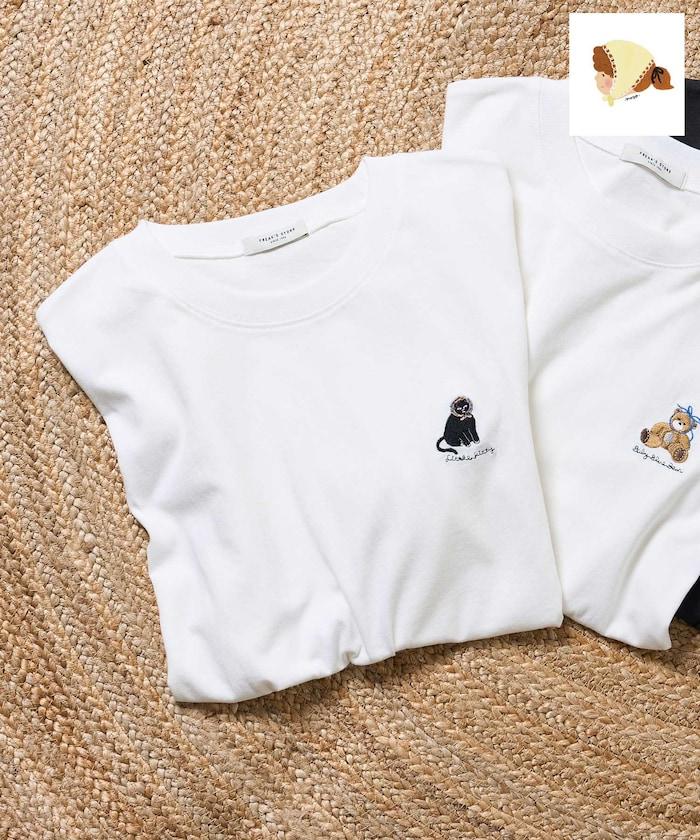 Mojopin 單點刺繡T恤