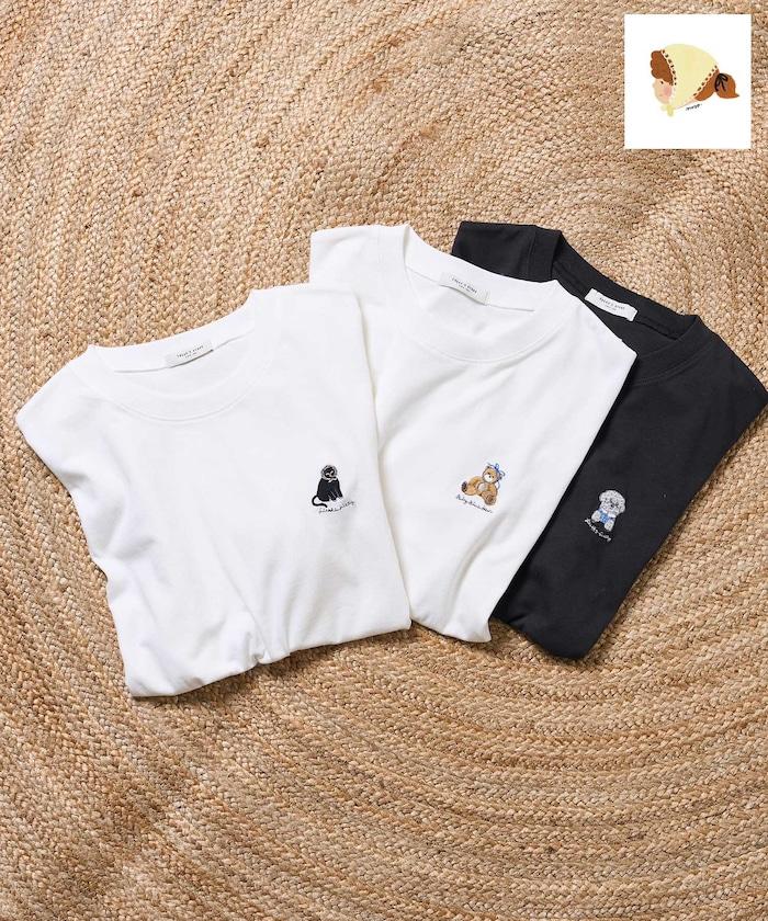 Mojopin 單點刺繡T恤