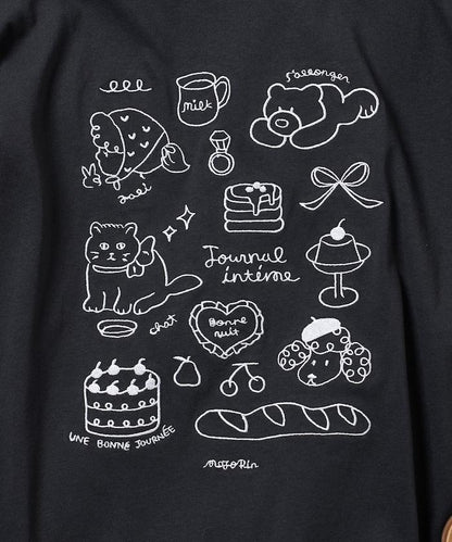 Mojopin 背部刺繡T恤