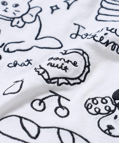 Mojopin 背部刺繡T恤