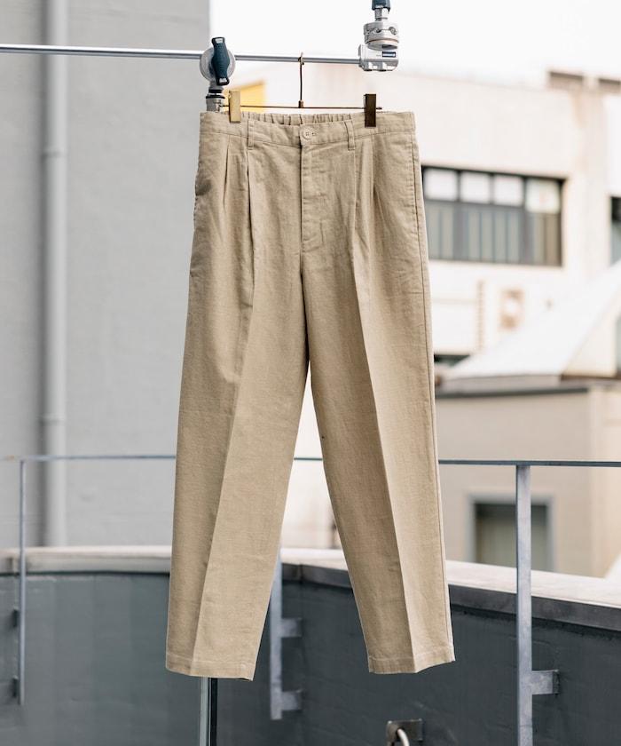 亞麻棉輕便休閒褲