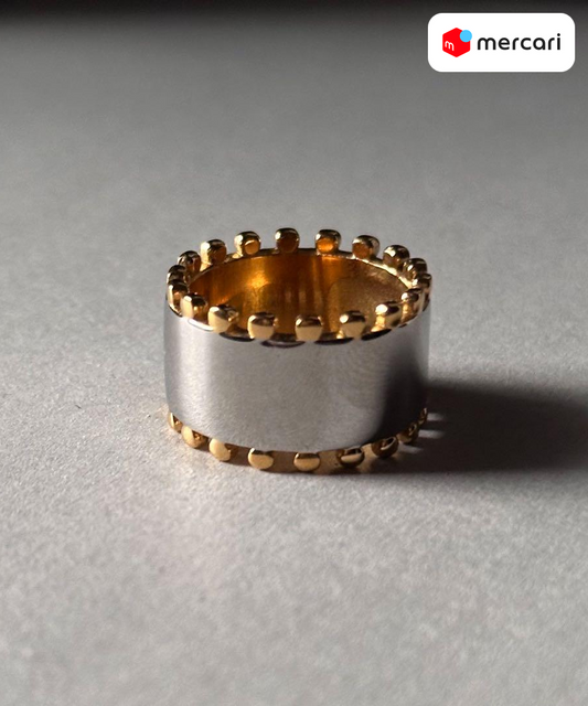 Contrast dot edge ring No.1256 (新品、未使用)