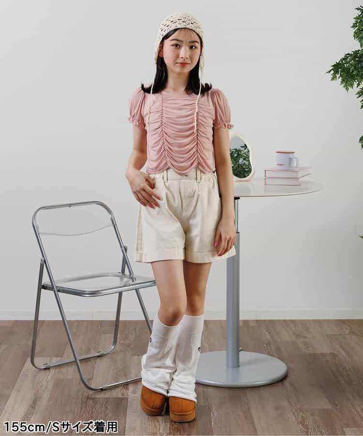 蝴蝶結口袋短褲