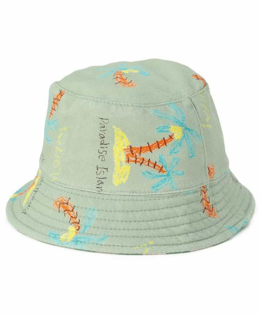 夏季風格印花可反轉帽