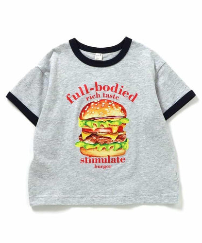 熱熱餅漢堡轉錄T恤