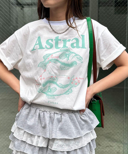 星座印花T恤