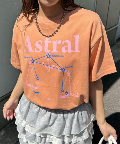 星座印花T恤