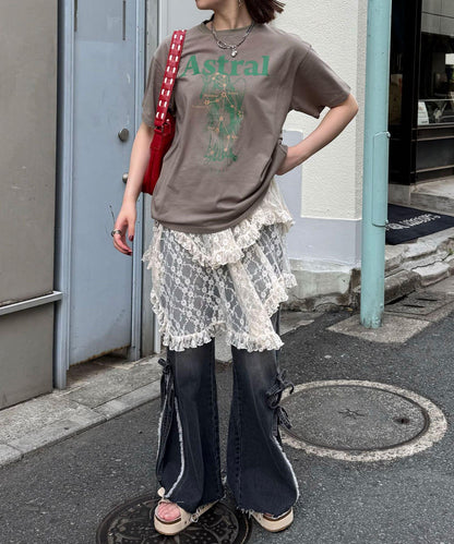 星座印花T恤