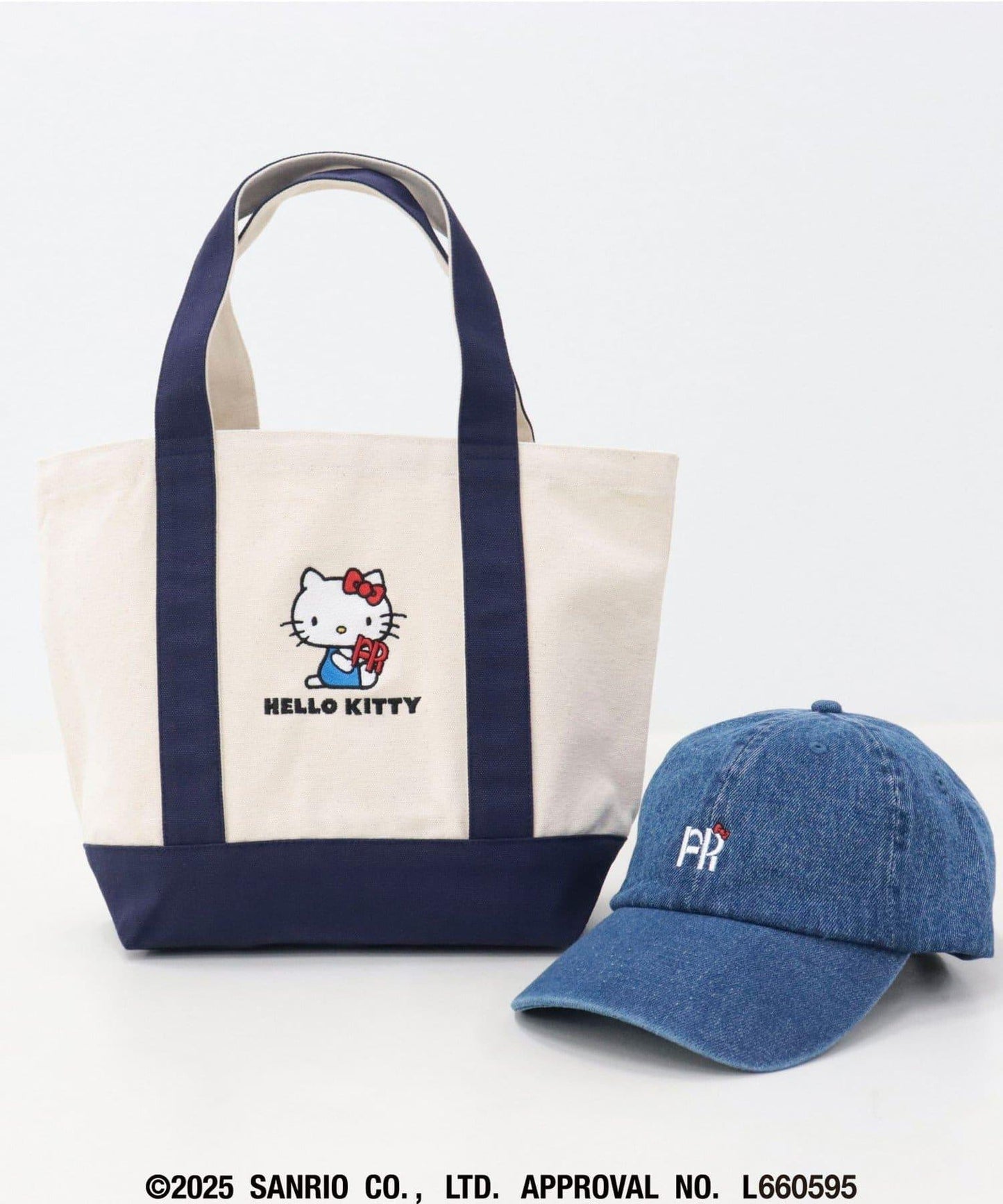 【HELLO KITTY meet FREDY emue】蝴蝶結FR刺繡帽