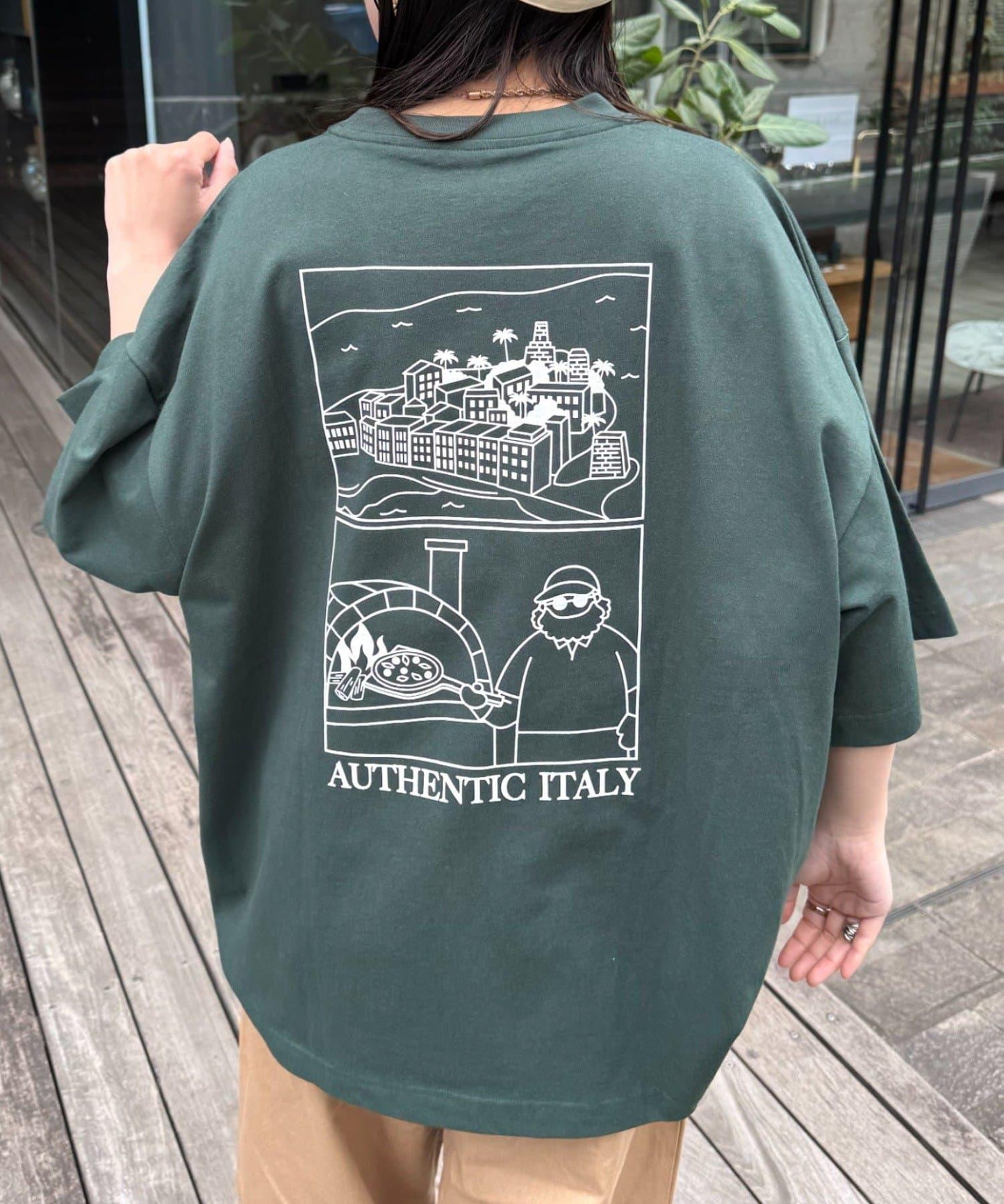 【中年男士】中性款一點刺繡短袖T恤