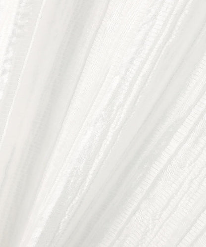 水洗透明絲帶襯衫