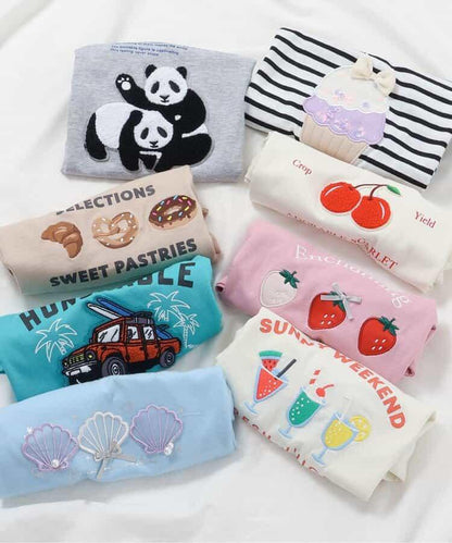 8款多樣圖案T恤