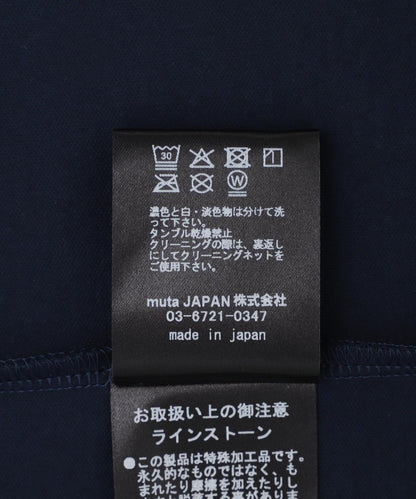 muta MARINE/穆塔 海軍/聯名金屬標誌 平滑T恤