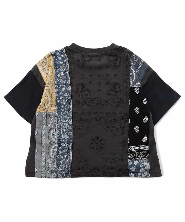 【兒童款】印花拼接頭巾T恤