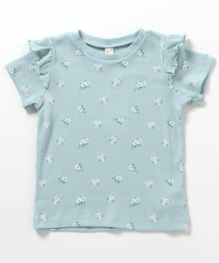 袖口荷葉邊T恤/七日風格