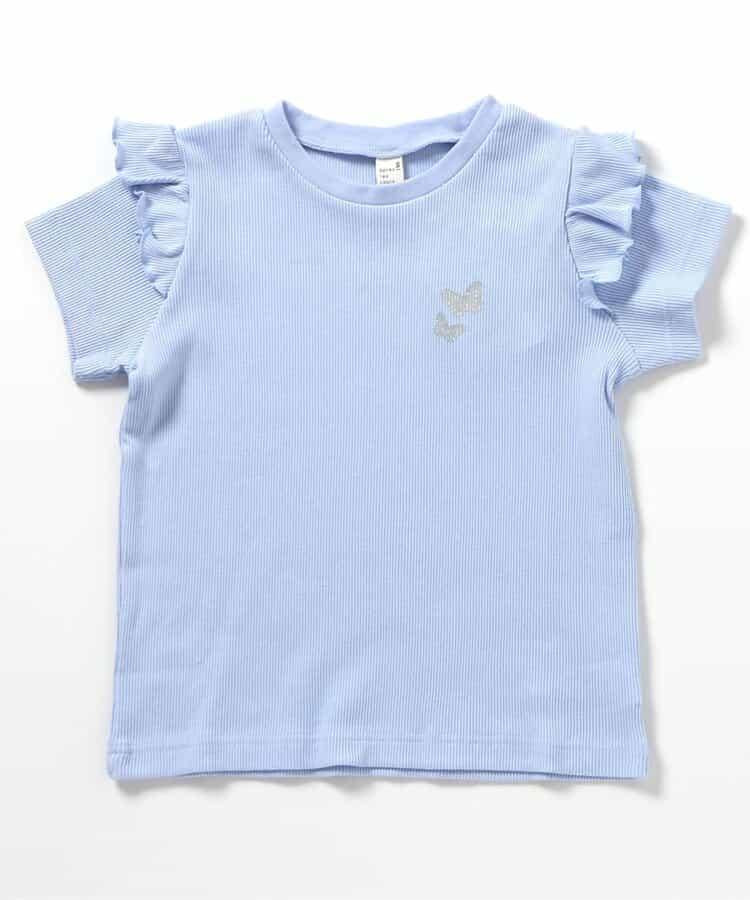 袖口荷葉邊T恤/七日風格