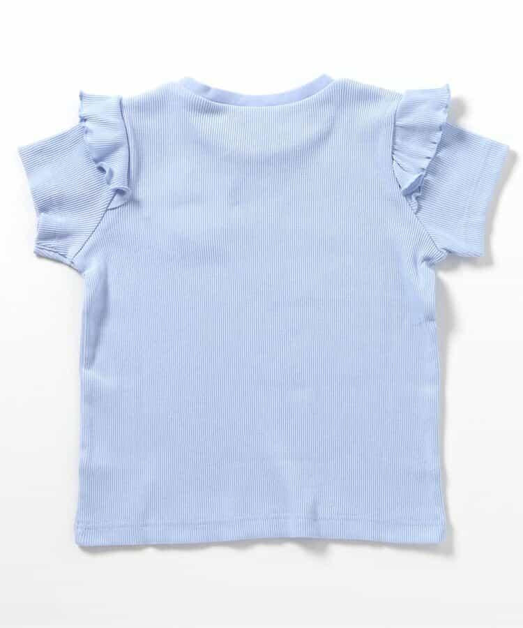 袖口荷葉邊T恤/七日風格