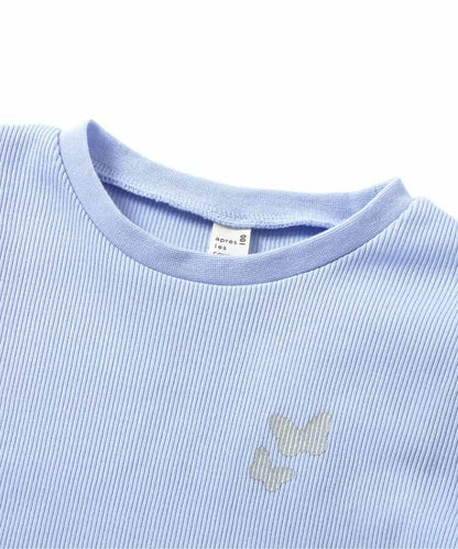 袖口荷葉邊T恤/七日風格