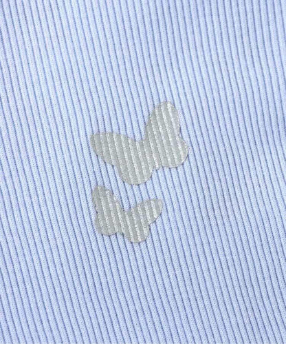 袖口荷葉邊T恤/七日風格