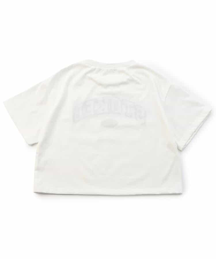 緞面繡花logo T-shirt