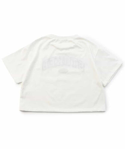 緞面繡花logo T-shirt