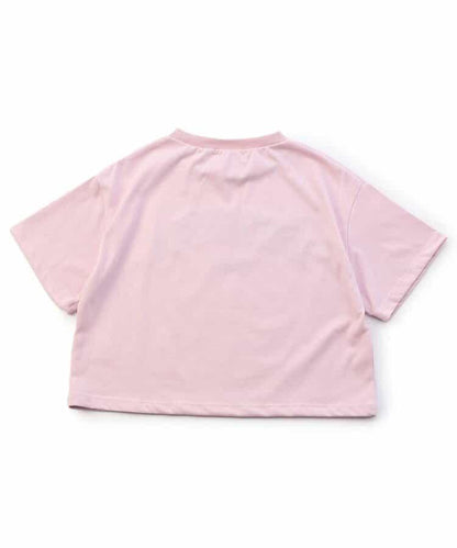 緞面繡花logo T-shirt