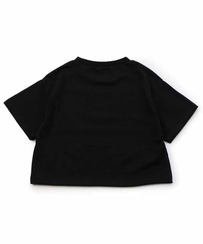 緞面繡花logo T-shirt