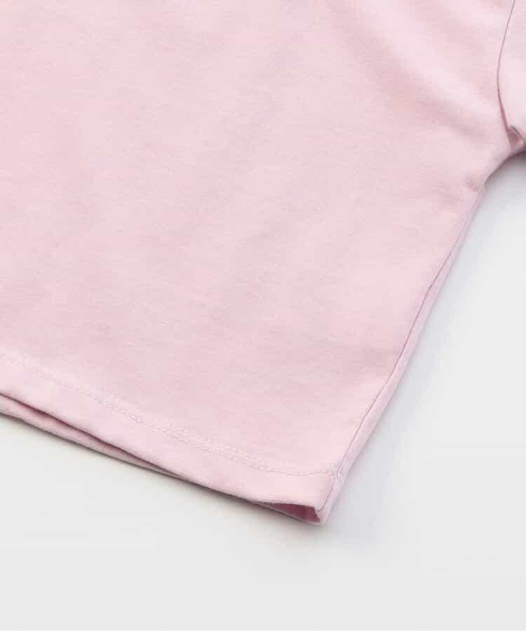 緞面繡花logo T-shirt